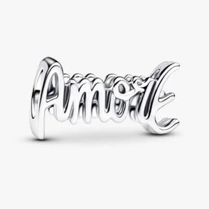Authentic Pandora Amore Script Charm